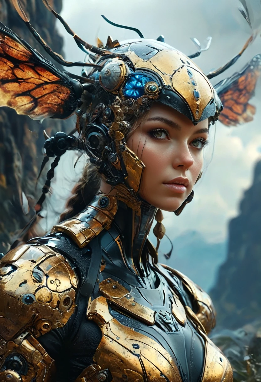 Anthropomorphic humanoid mushroom. muscular. Official Art – Charecter profile. An Award-Winning Digital Masterpiece In 4K Ultra HD, Extreme Detail And Intricate Realism. Symmetrical Face. This Concept Art Brought To Life By The Hands Of Artists Like Wlop & Artgerm In A Stunning 2D Vector Illustration.Background Is A Panoramic Vista.
