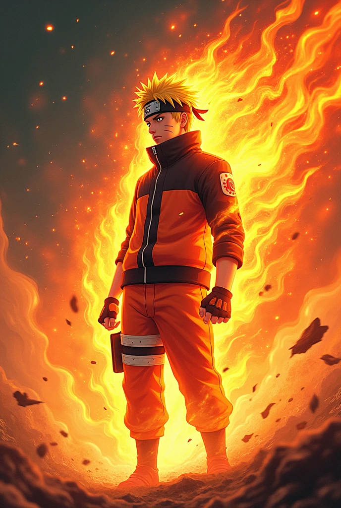 Naruto in flames