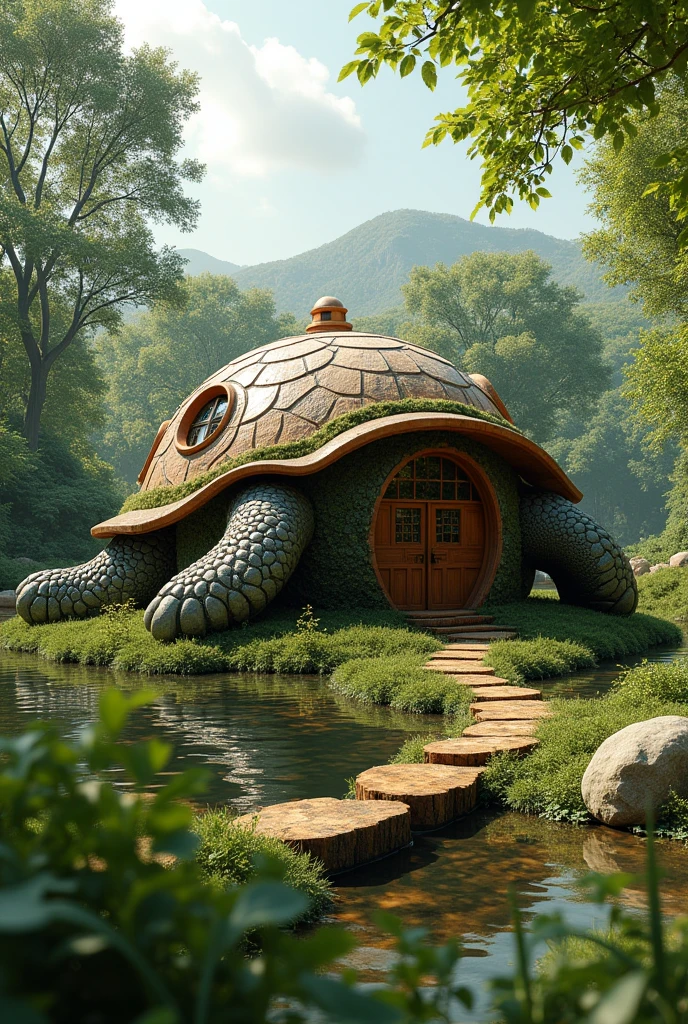 Turtle shaped house