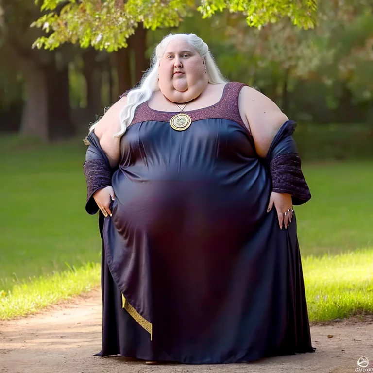 Ssbbw solo extremely morbidly obese Rhaenys Targaryen full body alone