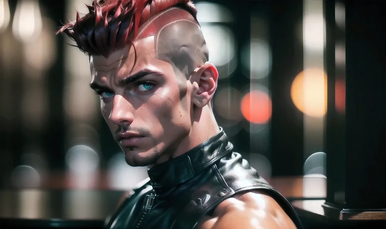 "((highly detailed, detailed eyes, detailed face, clear and realistic facial features, photorealistic, realistic light; cinematic, half-body)), ((remove, then redraw background))."