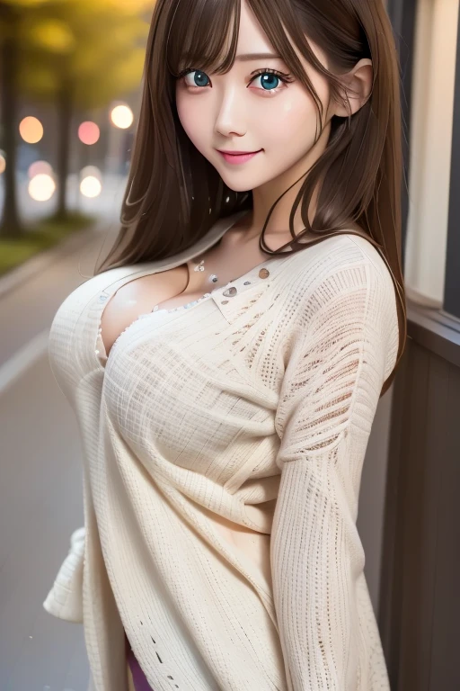 ((Highest quality)), ((masterpiece)), (detailed), One Girl, Sexy masterpiece, Highest quality, Very detailed, cute, cute, cute, Sexy, device, Very detailed, 4K, 8k, Highest quality, beautiful, Upper Body, Dynamic Angle, city, town, a cute girl, alone, underwear, beautiful pink hair, beautiful blue eyes, beautiful eyes, tights, Luminous effect