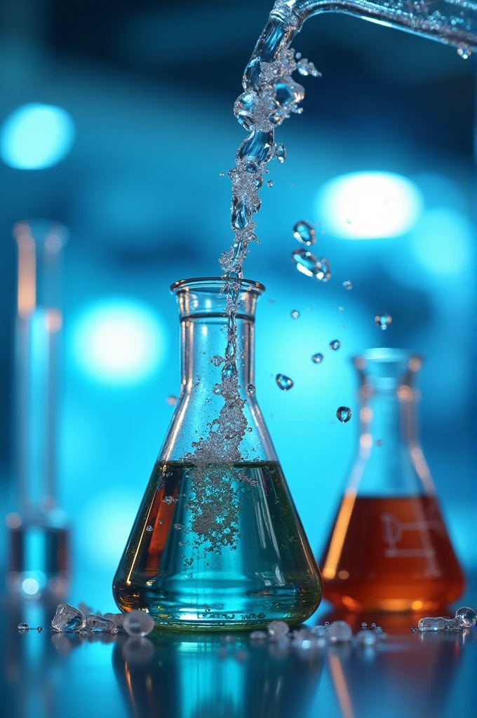 Chemical related cover page for magazine 