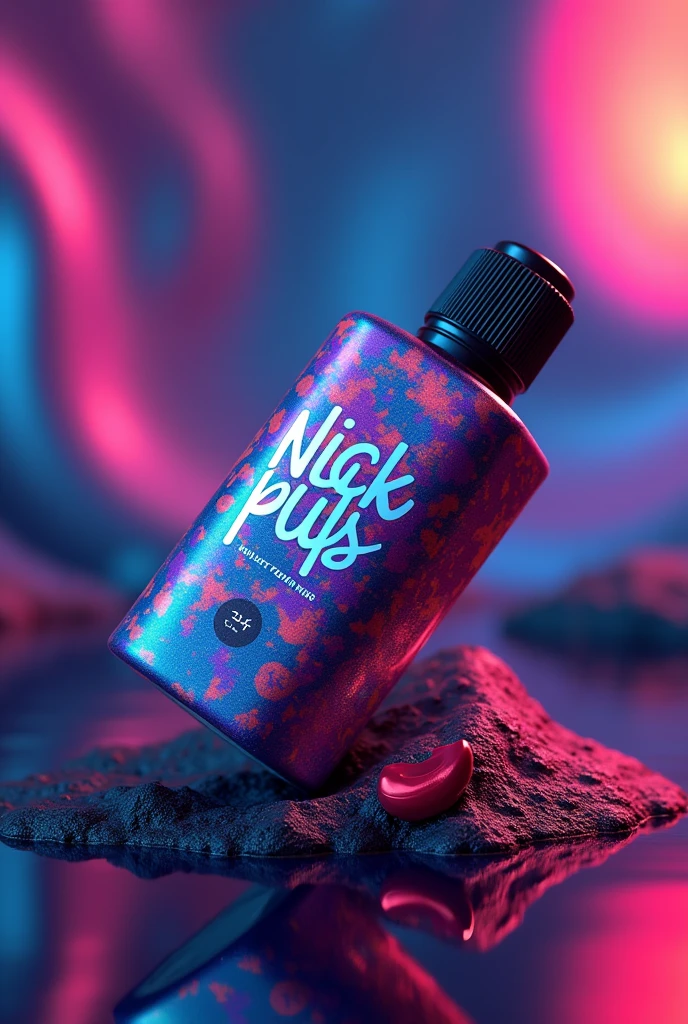 Estampa vape com nome nick pufs