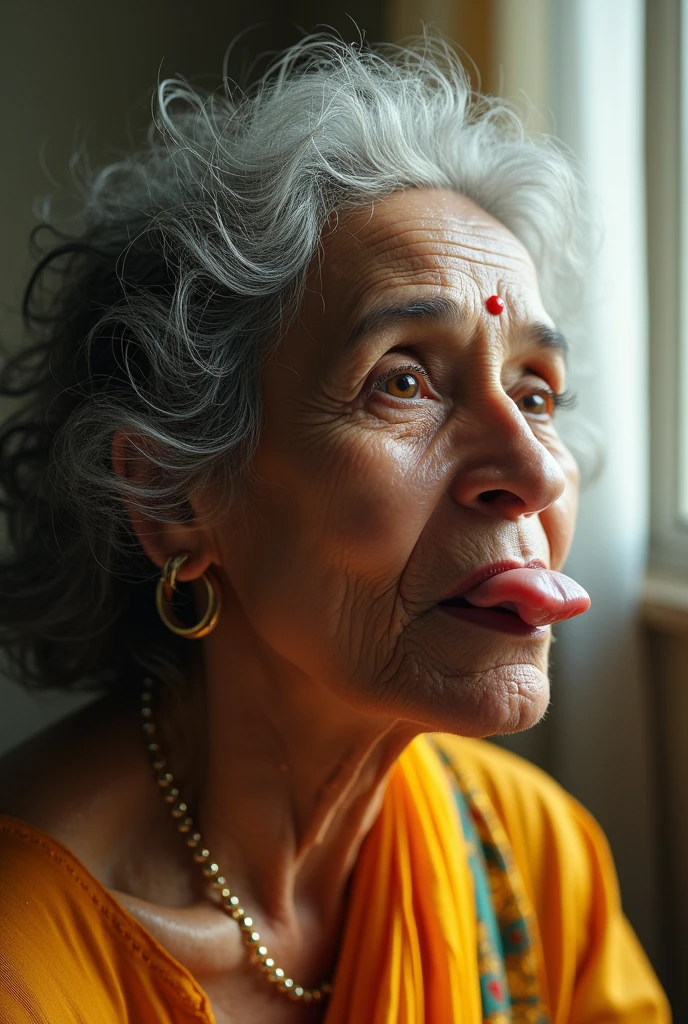 (Best Quality),(High resolution),(8k), (Masterpiece),{{{Full frame office}},{{Full Bodies}}},in indian modern light flooded room,three eldery ladies in age 60 licking thscalps ape per image prompt with thier wildly open tongues and licking her hair scalp, keeping all hairs totaly wet and styled with using extreme and exteme ultimate super exessive amount of hairgel+hair oil,{hairs like gel+oil drenched super supreme pulp,Shining like mirrors},image prompt relevant hairs and hairstyles, were not merely styled – they were pulpted. Gallons, yes gallons, of oil had been artfully woven into each hairstyle, transforming them into glistening, high-definition hairs that defied gravity. Oil, a luxurious cascade, gallons high viscus hair oil,defied gravity,roughly doing hair licking with tongues as per image prompt,image prompt relevant actions, image prompt relevant poses,Image prompt relevant tongues,image prompt relevant tongues actions,{{{{{{Image promt background keep remain same}}}}}},{{{{{Hairstyles exactly as per the image prompt and improve their hairs oiliness into like they styled image promt hairsstyles with highly ultra drencched with gallons of hair oil and improve hairs shinning like mirrors}}}},{{{Ladies tongues out and keep licking head scalps as per the image prompt in more cinematic way}}}},{{{{{{{{Enhance image prompt with cinematice HDR color grading with saturation}}}}}}}}},{{{{{{Image prompt clothings keep remain exact as per in image prompt}}}}},