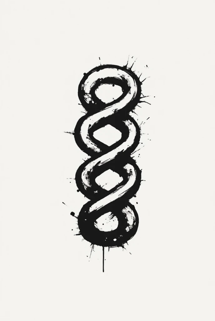 logo minimalist de cadenas blanco y negro, solid and simple lines, minimalist
