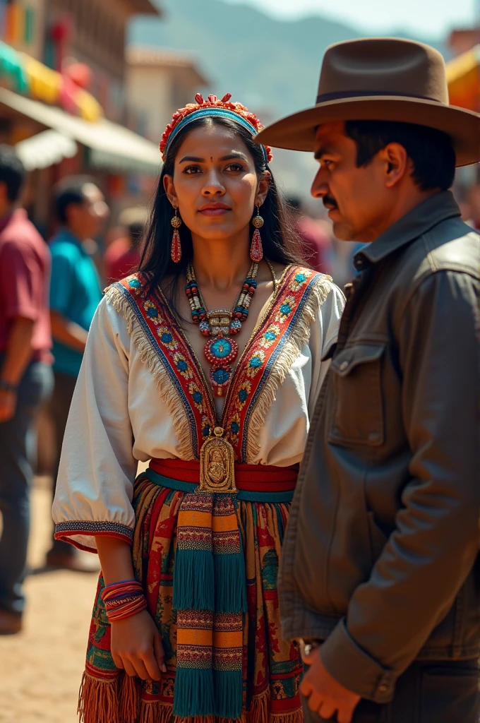 An image of interculturality in Guatemala, containing a message