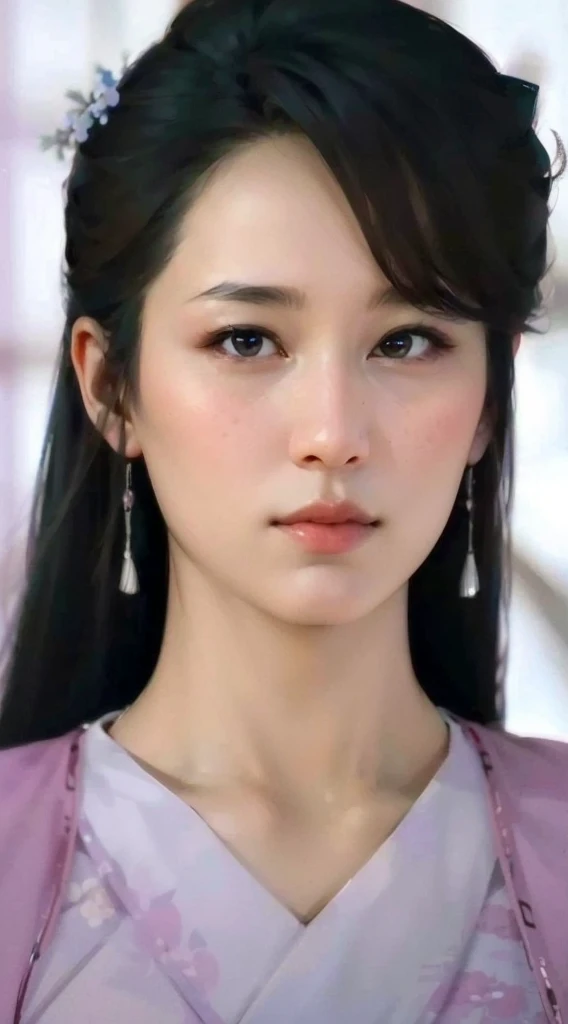 wuxia, Chinese clothes, hourglass figure, large breasts, big hips, masterpiece, best quality, ultra detailed, realistic