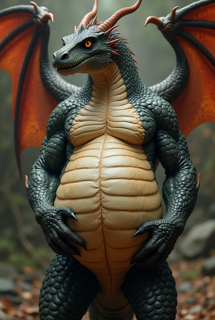 dragon male big belly furry