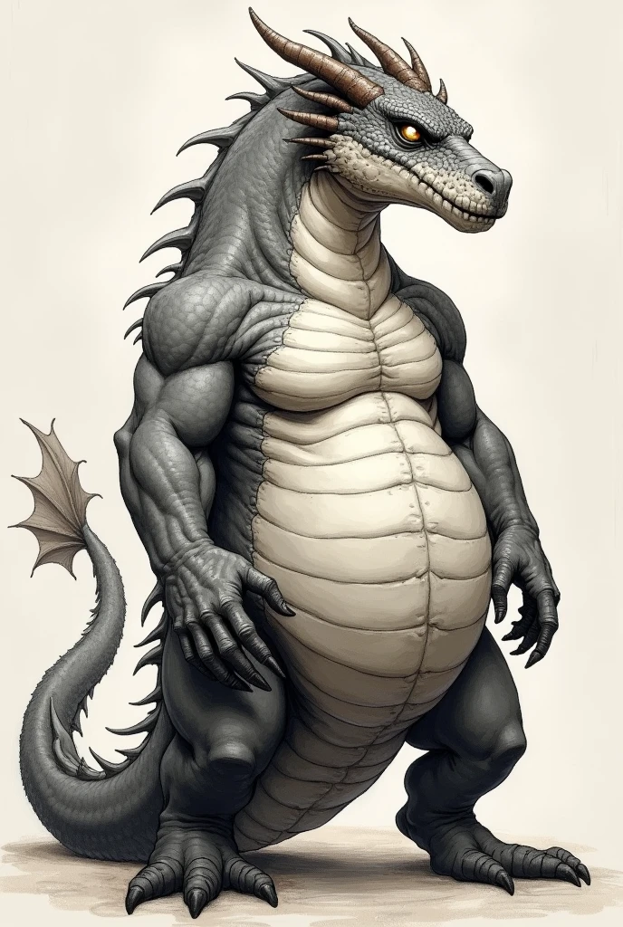 dragon male big belly furry,draw