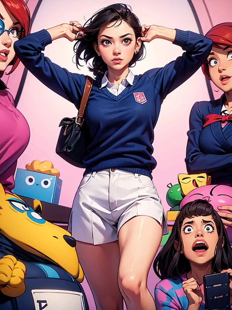 expressive pose preppy