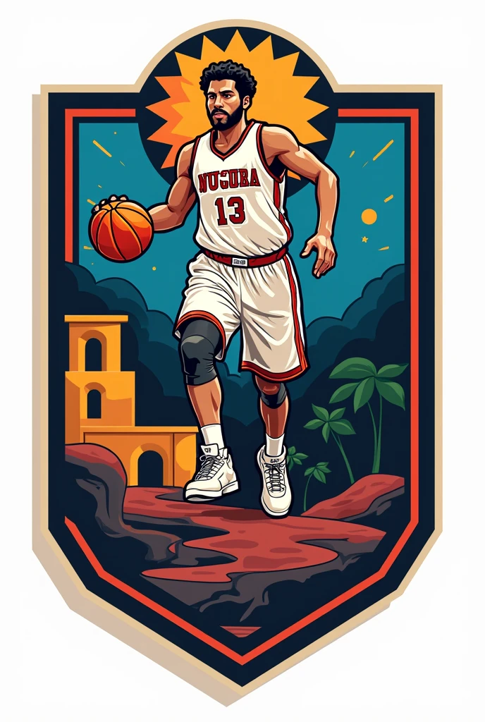 A logo for a basketball team from the Nuestra Señora de Andacollo school