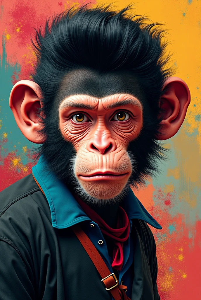 Macaque Style Elvis presley Teen