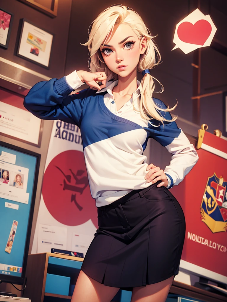expressive pose preppy