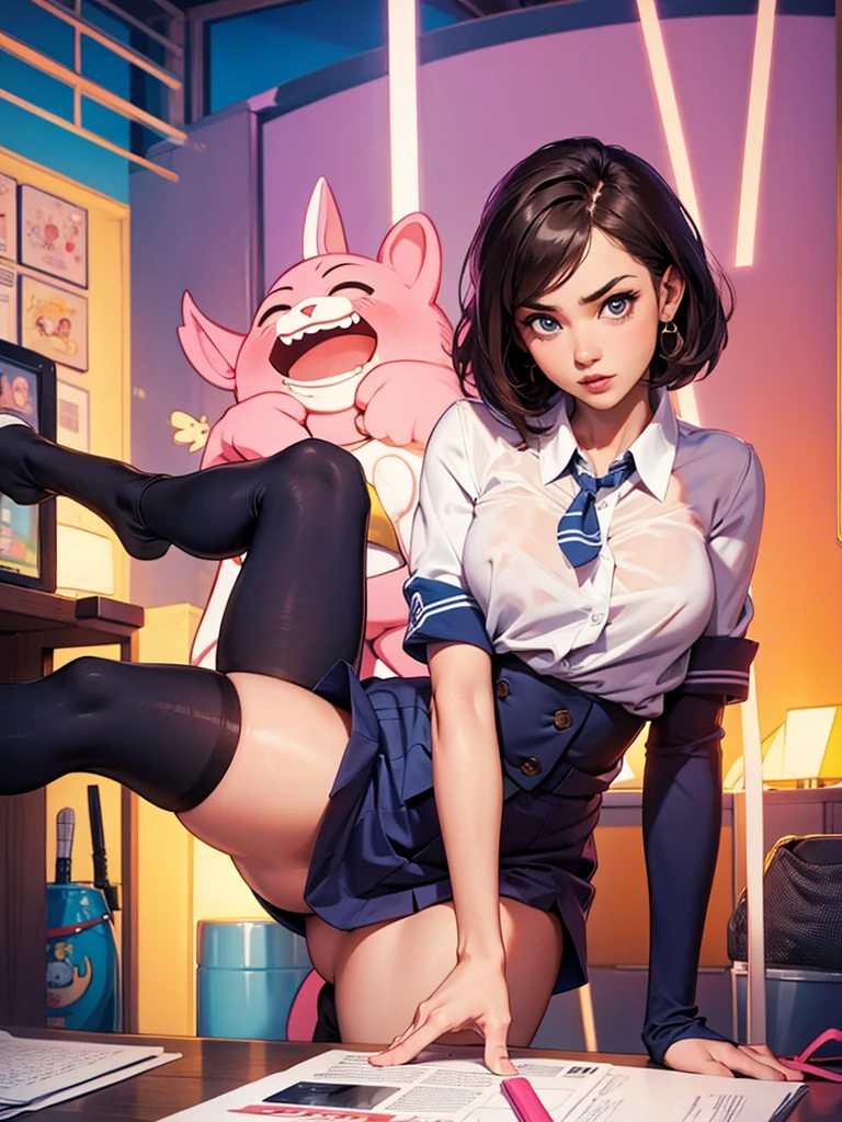 expressive pose preppy