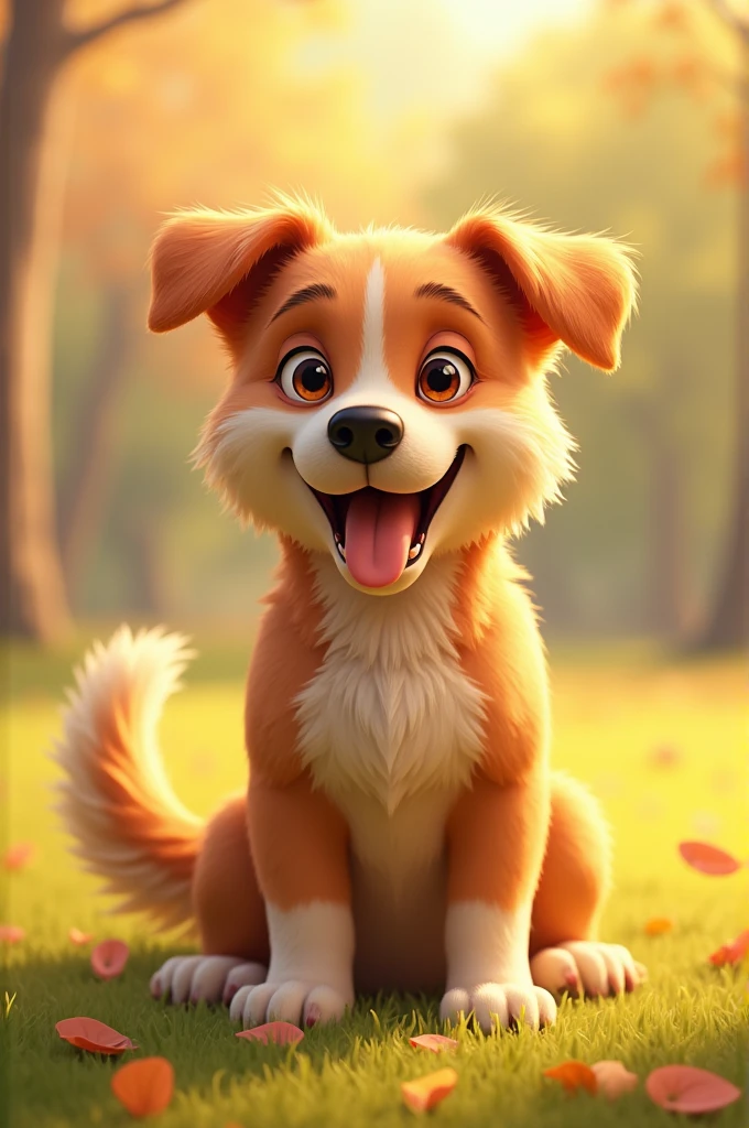 A dog