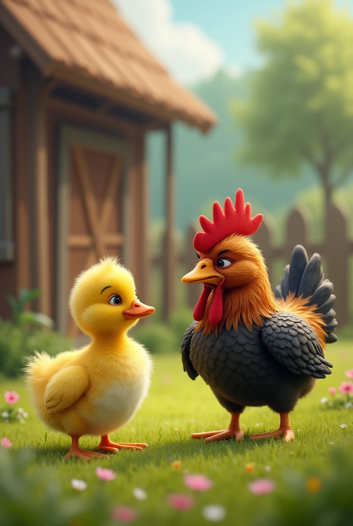 Raise a duck by talking to a chicken