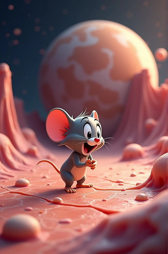 Jerry on a ham moon