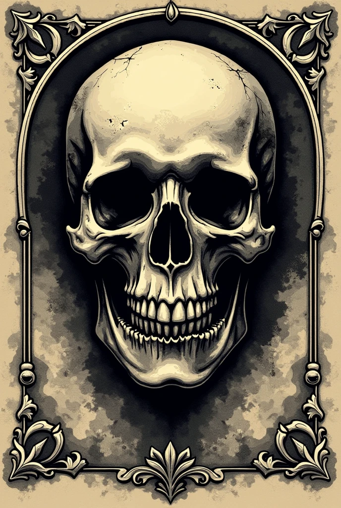 poster de tatuagem, vintange, dark art, skull, propaganda, banner, poster old