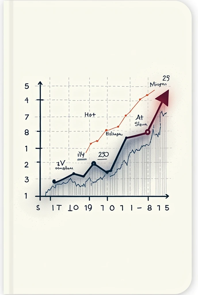 Create a cover for a statistics notebook that decorates the beginning