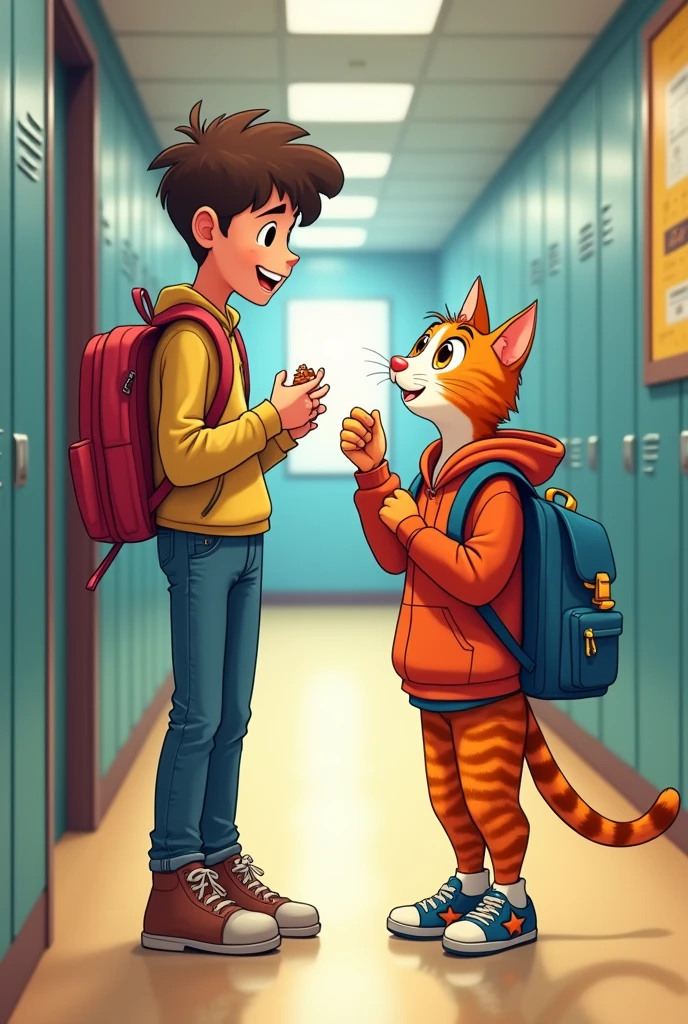 One person at school man Gay Cat