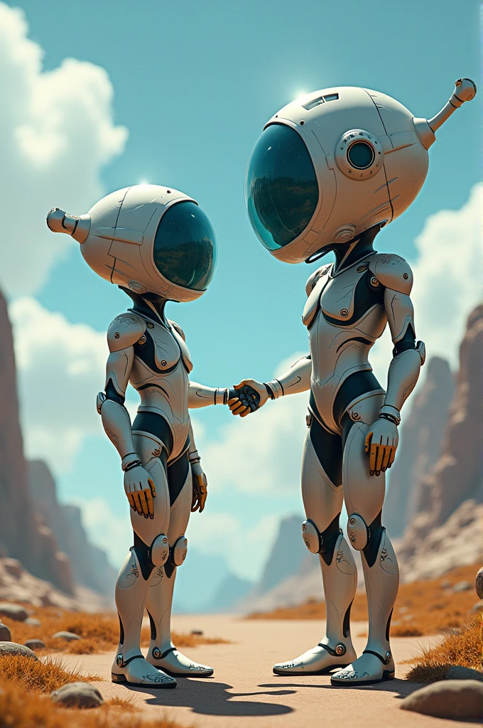 Water bottle man and helmet man