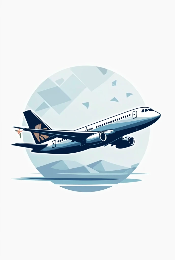 Airlines travel agency logo
