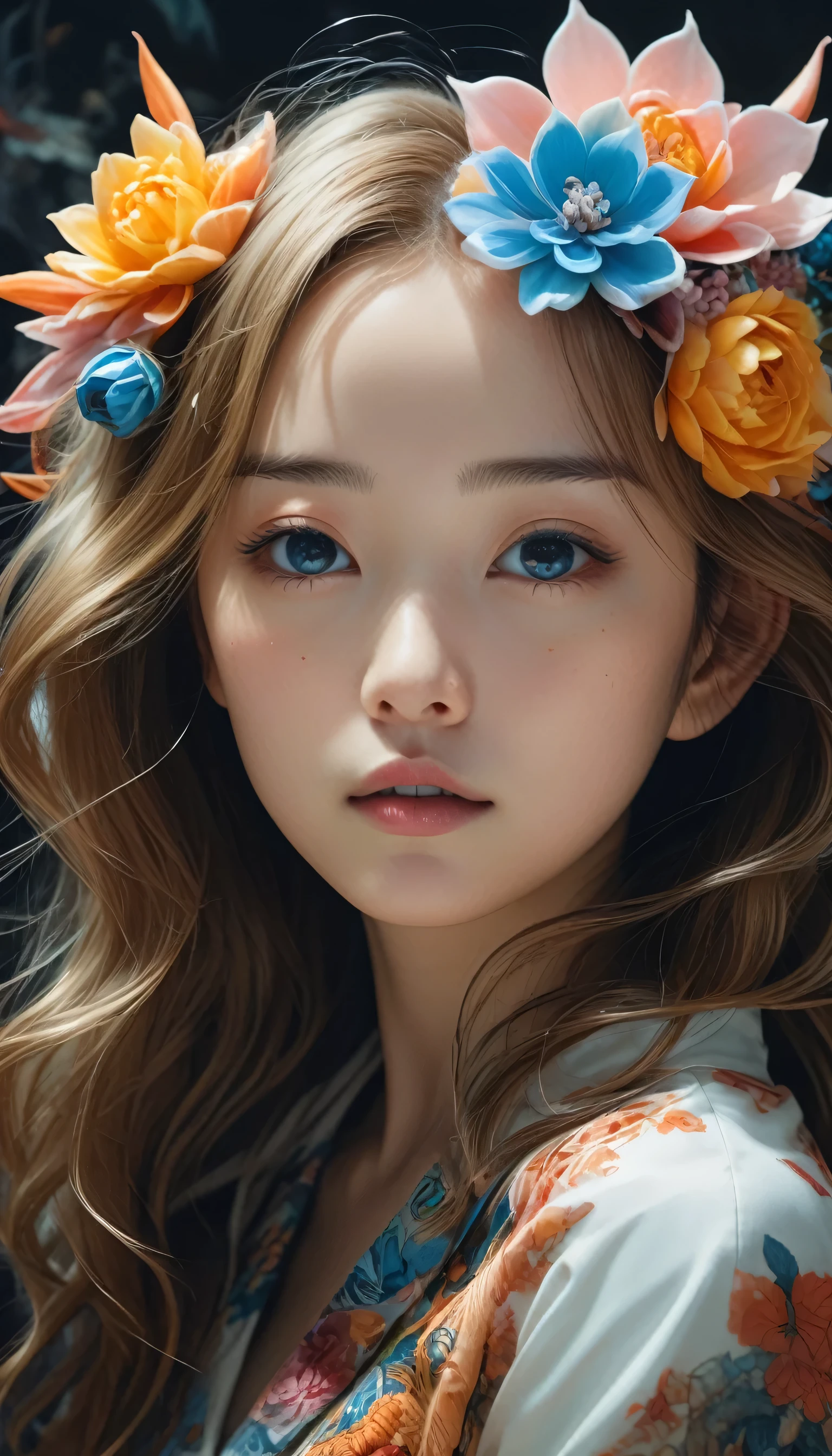 official art, unity 8k wallpaper, ultra detailed, beautiful and aesthetic, masterpiece, best quality, chinese style, (zentangle, mandala, tangle, entangle),
ecstasy of flower, 1girl, extremely detailed, dynamic angle, cowboyshot, the most beautiful form of chaos, elegant, a brutalist designed, vivid colours,
romanticism, by james jean, roby dwi antono, ross tran, francis bacon, michal mraz, adrian ghenie, petra cortright, gerhard richter, takato yamamoto, ashley wood, atmospheric