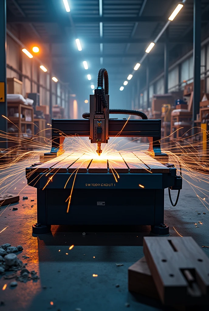 Generate a flayer promoting Router and CNC cutting