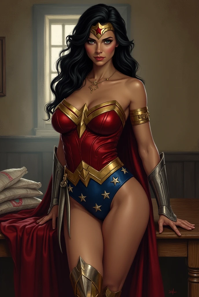 Make Wonder Woman sit on Batman&#39;s penis