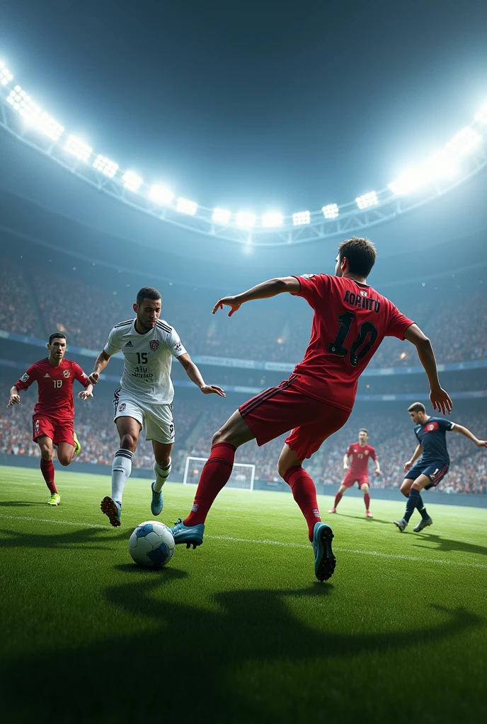 Show me an exciting soccer game 