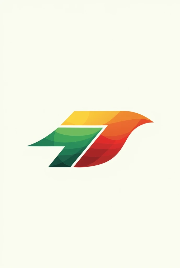 Green, yellow , red airline logo