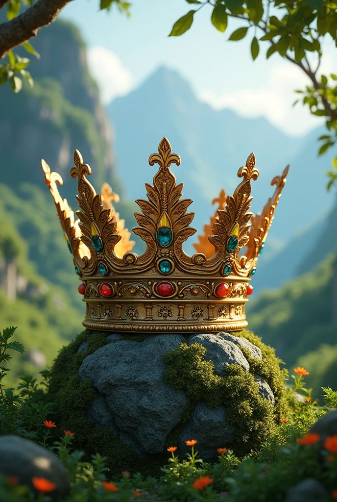 Crown that represents the element earth