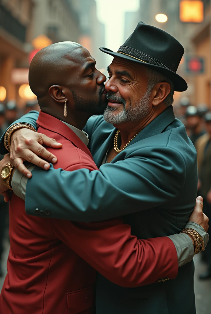 Kanye West Hugging Don Ramón