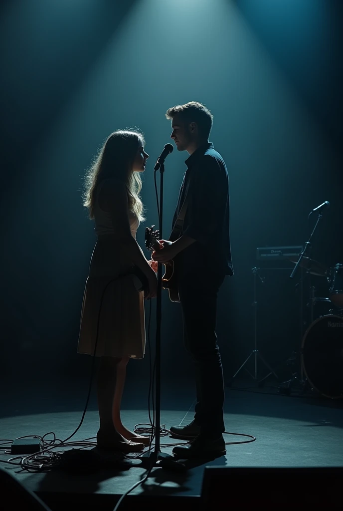 Look for live performance images or concert photos of the love couple
performing the long distance love