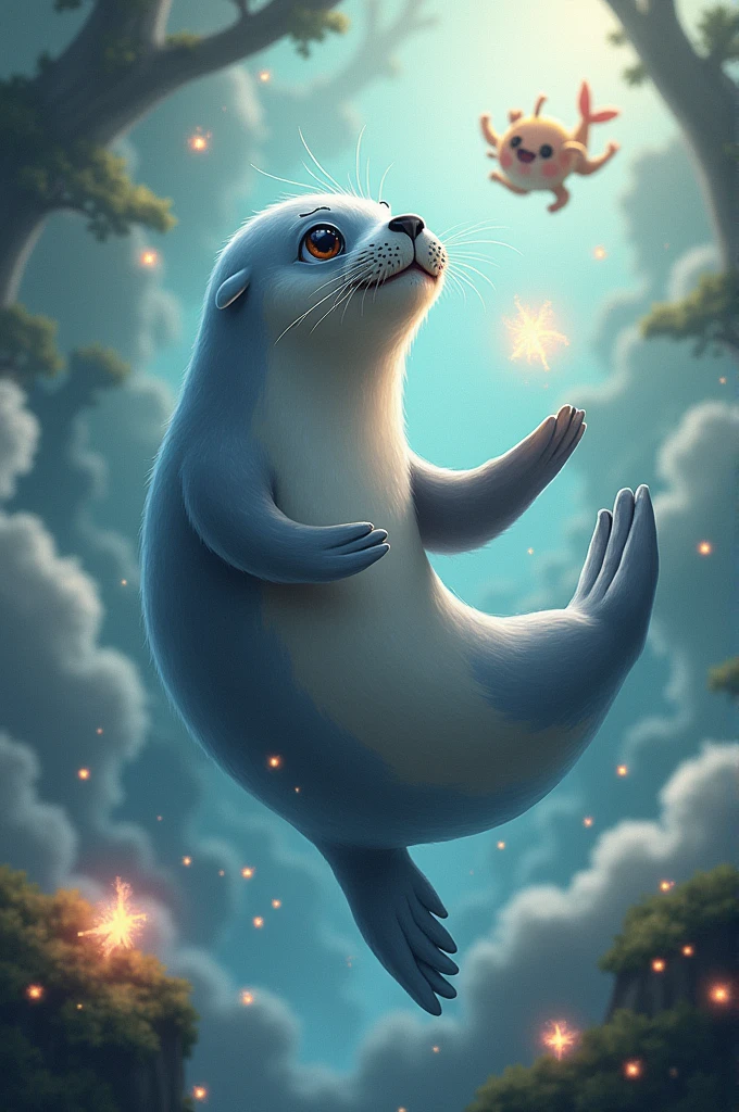A seal playing fantasy