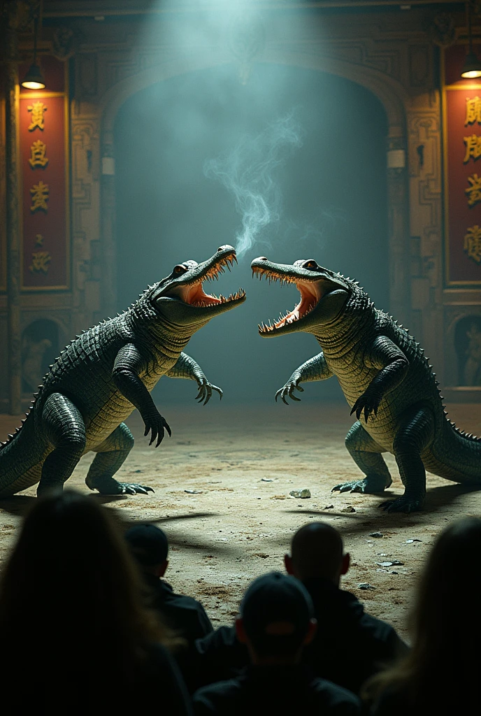 an alligator fighting ring boxing and clandestine kung fu