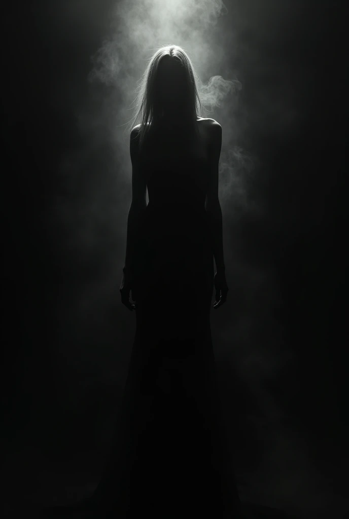 A shadow human silhouette