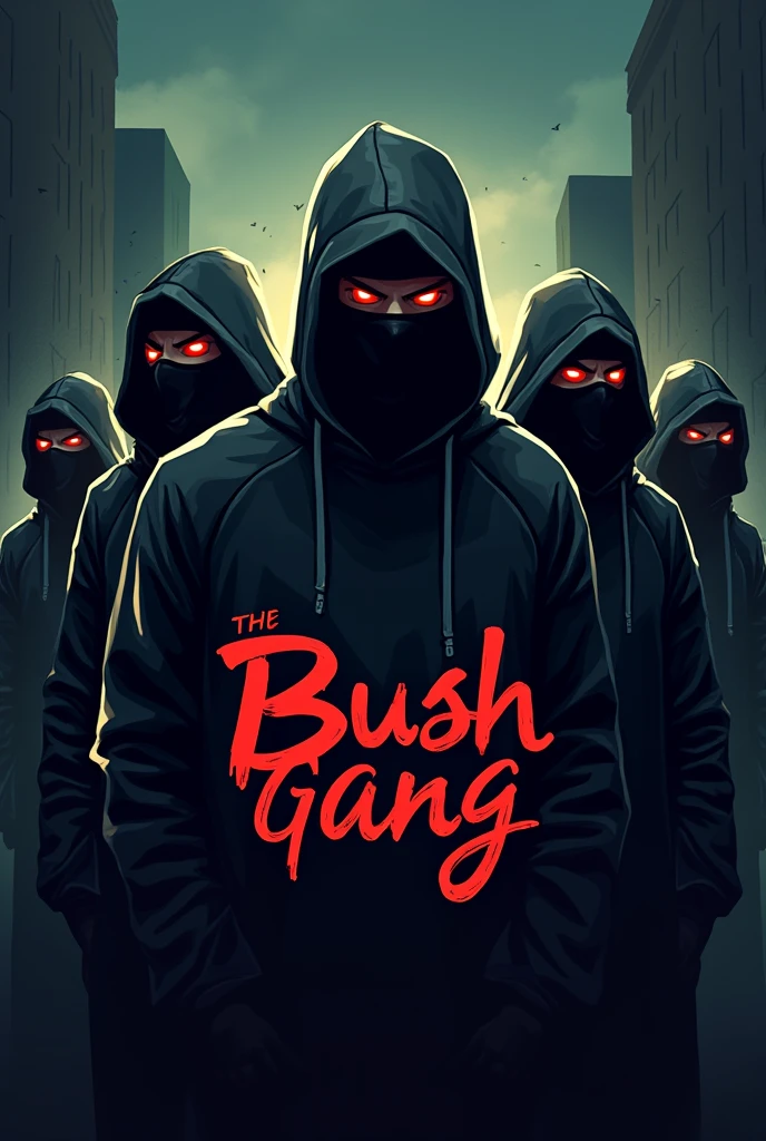 a logo for some thieving gang members called the bush gang * it's for my roblox gaming group