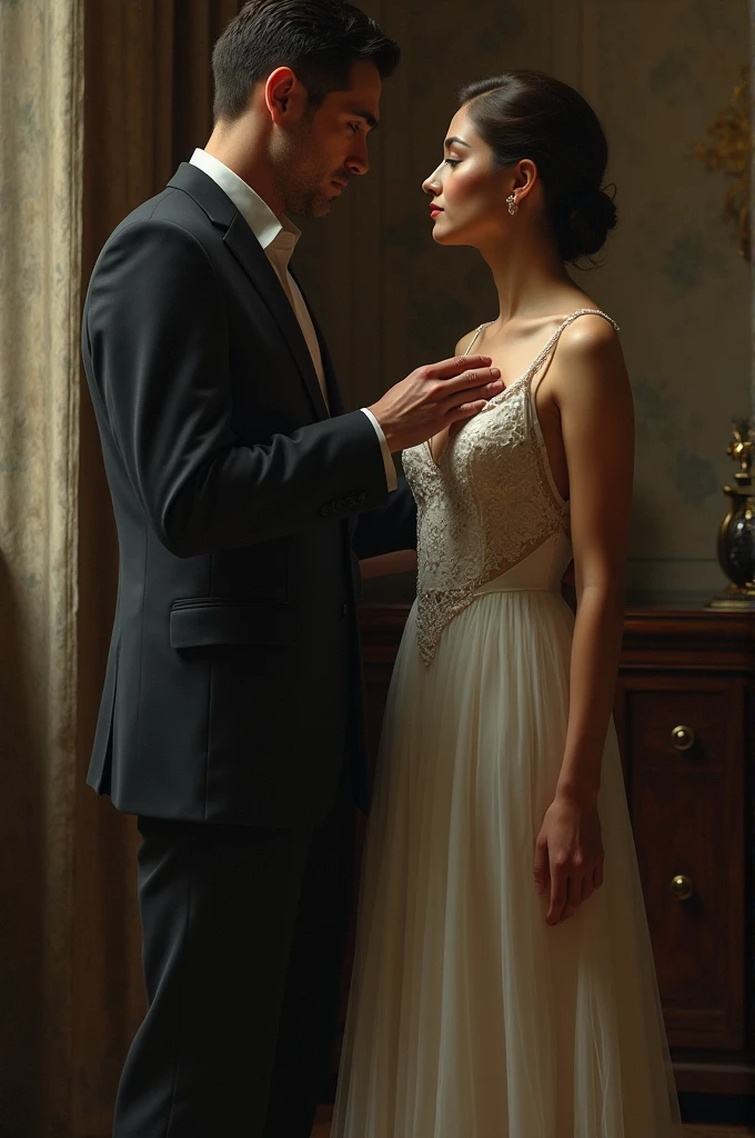 
Instillation of a woman by a gentleman
