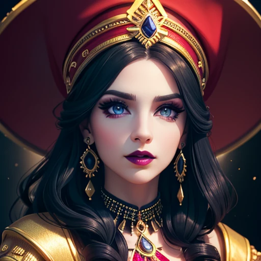 Photograph, Professional full-body, (detailed face and eye:1.4), purple eyes, (deep cleavages:1.3), colorful, color photography of woman, (dark makeup), necklace, earrings, (dark lipstick), partered lips, sharp focus, focus on face, insanely sharp details, extremely detailed, (gigantic breasts in frame:1.1), 4K HQ, 8K, depth of field, f/1.2, leica, 8K HDR, High contrast, highly retouch, shadows, bokeh, award winning photography, best photographers.