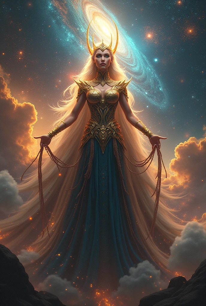 Strong queen of space galaxies 
