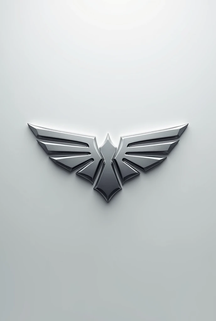 Exclusive and unique logo that makes you feel powerful silver color