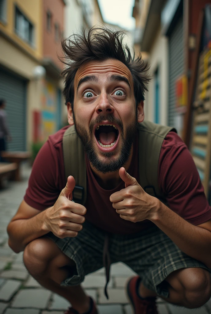Crazy man