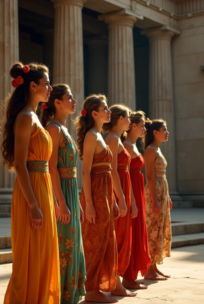 Profile photo of 5 girls performing in the theater of ancient Athens