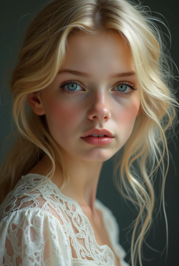 work of art, best qualityer, extremely delicate and beautiful girl,extremely delicate and beautiful, world work of art theater, ultra detali, highy detailed, best qualityer, hair blonde, high resolution, extremely detaild,1 girl, best qualityer, illustration, looking ahead at viewer, Dough, screen, oil painting, Realistic, Realist ,Real,