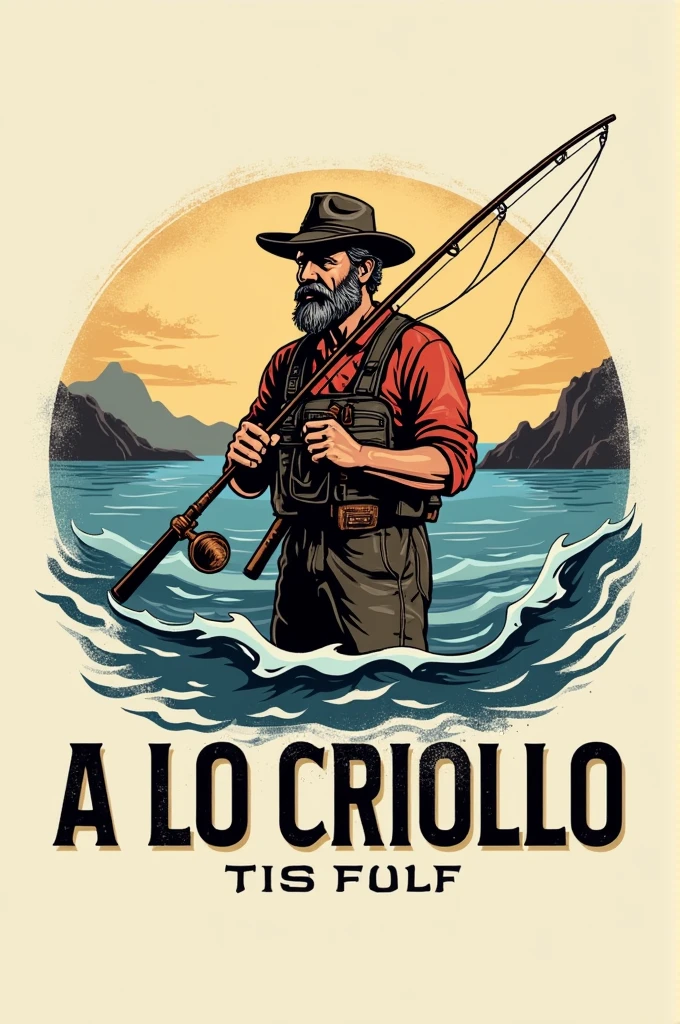 A fishing logo called A Lo Criollo