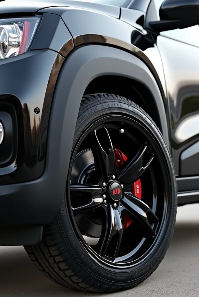 Ranult Kwid; Tuning sport; High Suspension; Sport tire with 20-inch rim; details black;