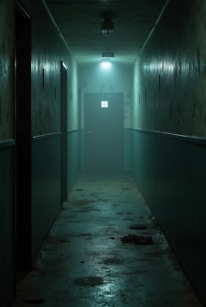 Liminal space looking like a common place but with no one and something is wrong