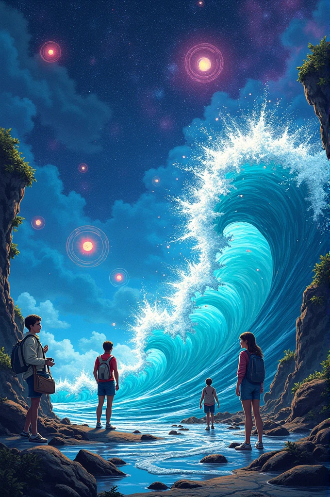 Comic using wave knowledge 
